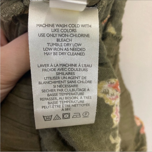 Free People Ankle Jogger Paper Bag Waist Cotton Pants - Picture 8 of 8